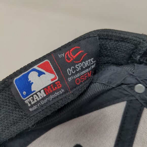 OC Sports Men's Strapback Hat Black OSFM Arizona Diamondbacks Embroidered Logo - Picture 7 of 7